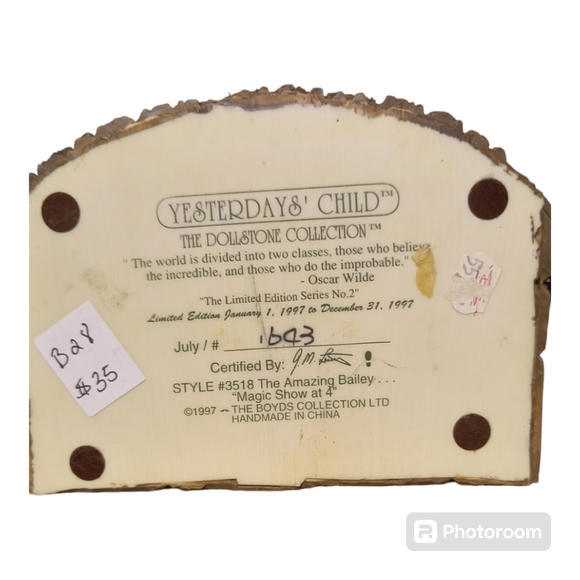 The Amazing Bailey...Magic Show at 4-Boyds Bears Yesterdays' Child - Picture 4 of 4